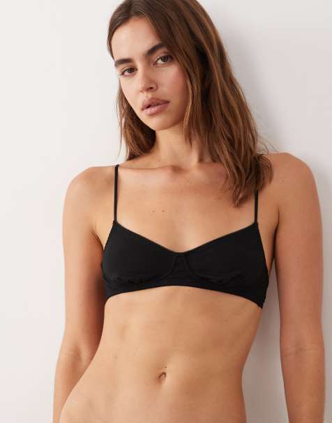 Cotton On – Demi – Jersey-Bustier in Schwarz - view 1