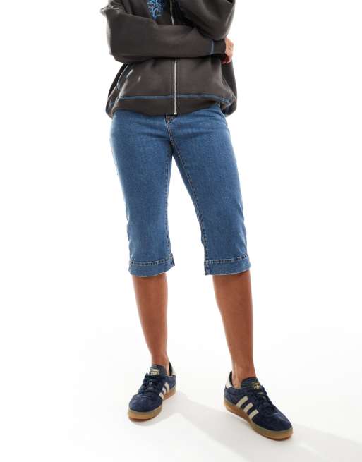 Cotton On denim capris in sea blue