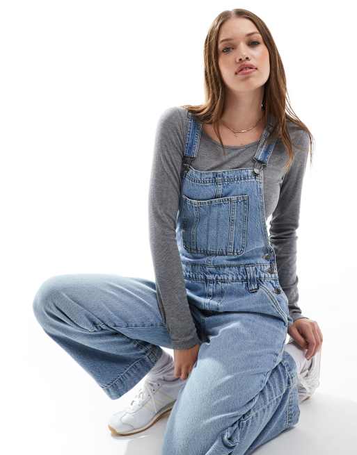 Cotton On denim dungarees in breezy blue