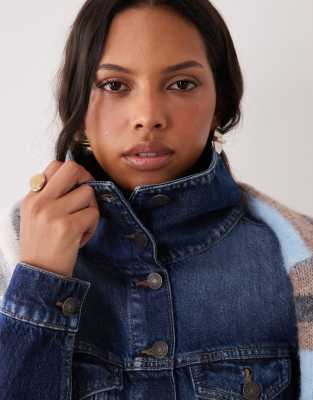 Cotton On Denim Jacket In Blue