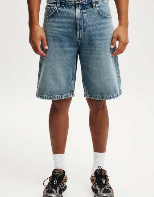 Cotton On - Denim jort in Californian blauw, 3 van 4