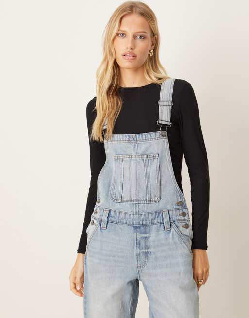 Cotton On denim overalls in blue, 2 of 4