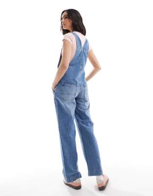Cotton:on Cotton On Denim Overalls In Blue