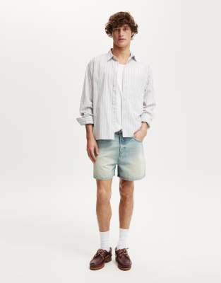 Cotton On Denim short short in halen blue