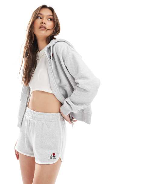 Cotton On dolphin hem micro mini short in grey - view 1