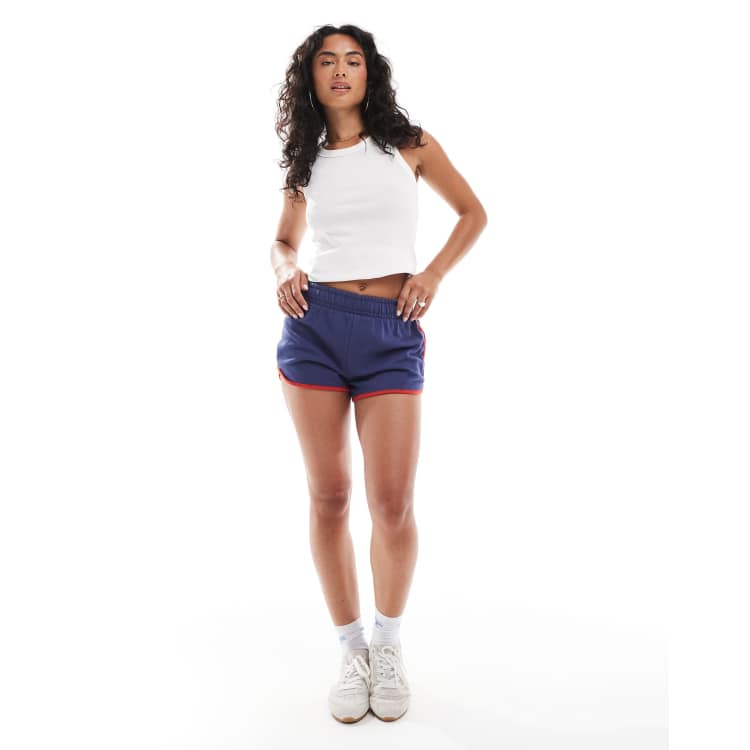 ショートパンツ Polysooem : 25SS / STRIPE DOLPHIN SHORTS (BLUE) STRIPE DOLPHIN SHORTS, BLUE - polysooem