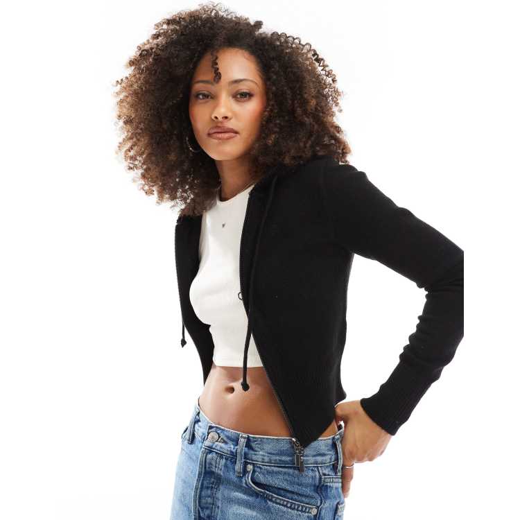 Cotton On double zip hoodie in black | ASOS