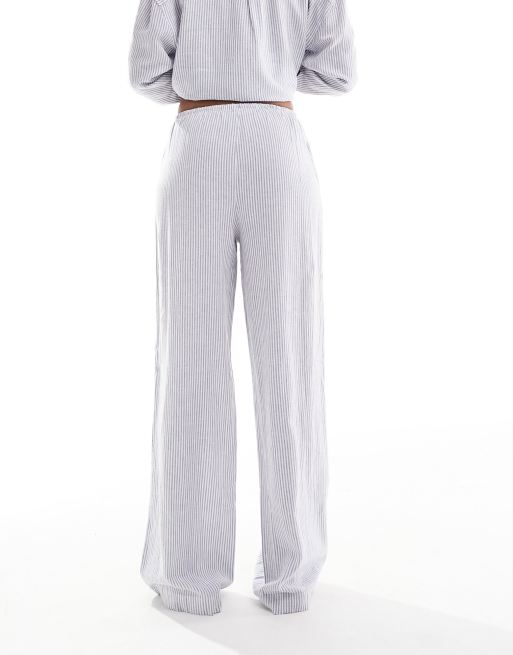 Cotton On drawstring straight leg pants in linen , 2 of 5
