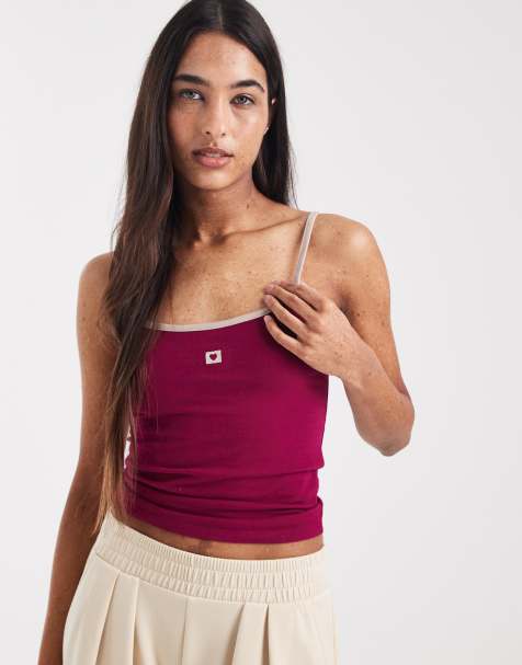 Cotton On - Dreamy - Canottiera taglio lungo morbida bordeaux - view 1