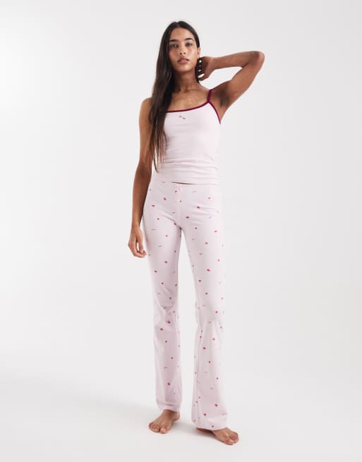 Cotton On - Dreamy - Lyserød blød longline-top med cami-stropper og print, 4 af 4