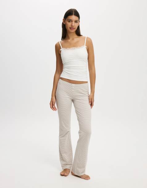 Cotton On Dreamy soft flare pant in beige - view 1