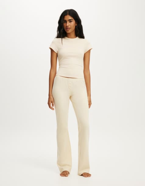 Cotton On Dreamy soft flare pant in yellow - view 1