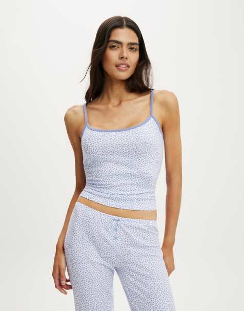 Cotton On Dreamy soft longline cami in blue - view 1