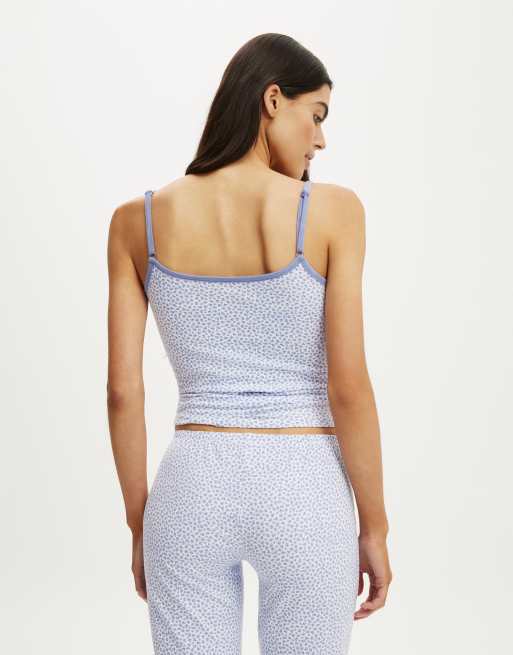 Cotton On Dreamy soft longline cami in blue, 4 of 4