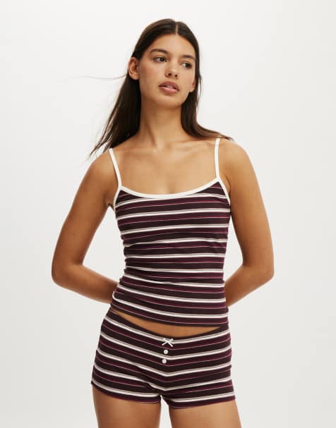 Cotton On Dreamy soft longline cami in burgundy - view 1