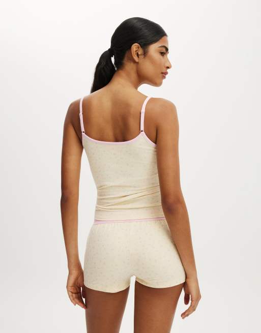 Cotton On Dreamy soft longline cami in yellow, 3 of 4