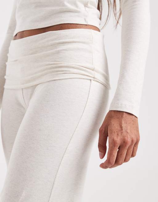 Cotton On dreamy sofy roll waist trouser in butterscotch marle, 5 of 5