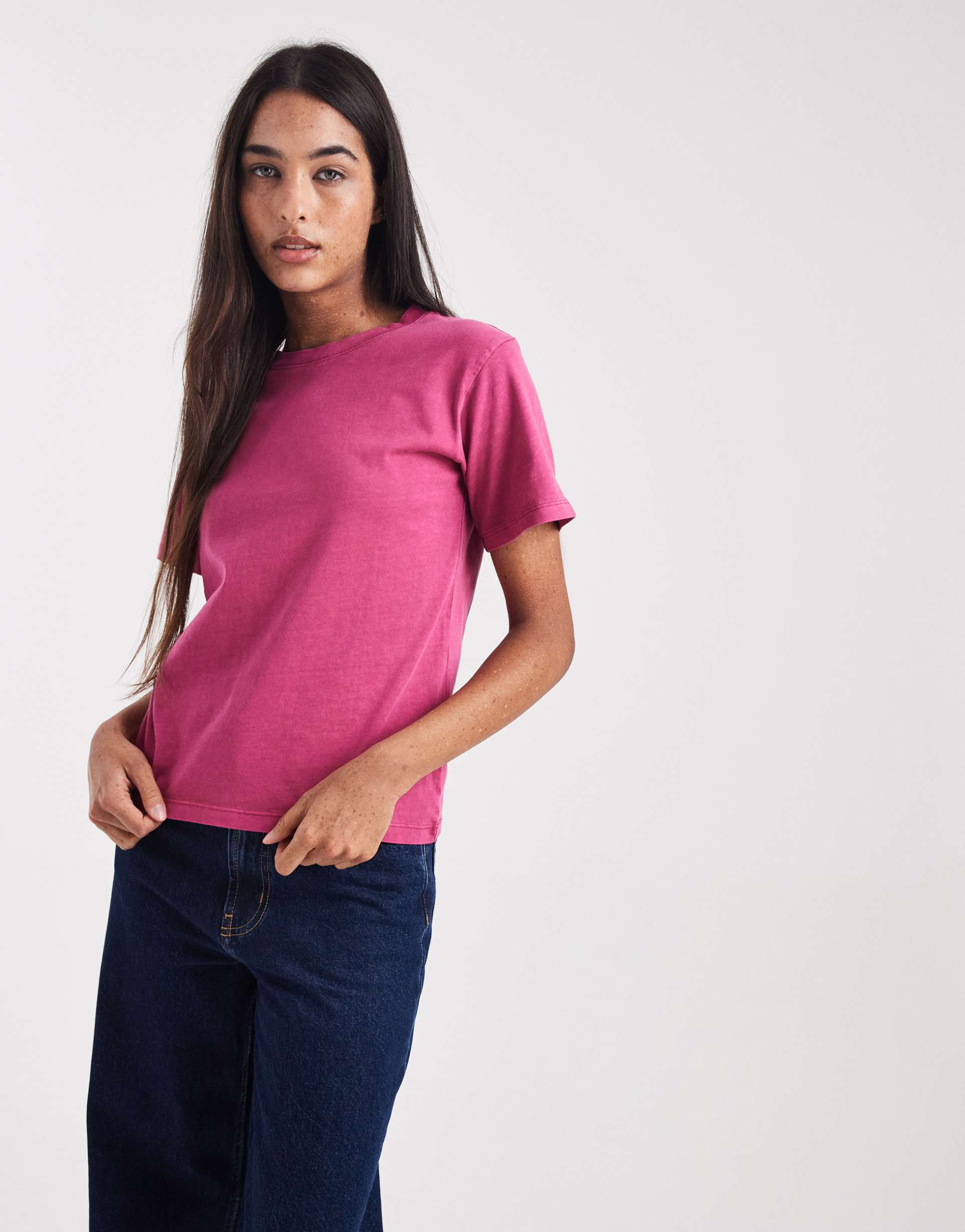 cotton on easy t-shirt in dark lotus