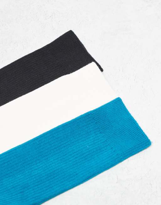 Cotton On – Easy – Zestaw 3 par skarpetek w różnych kolorach, 2 z 3