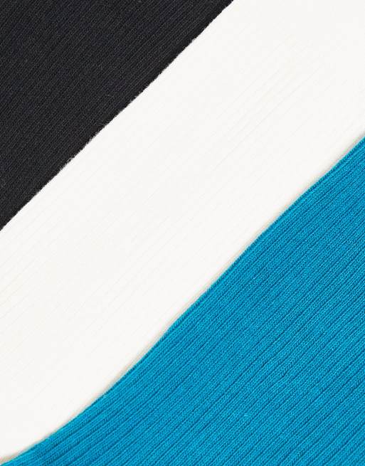 Cotton On – Easy – Zestaw 3 par skarpetek w różnych kolorach, 3 z 3