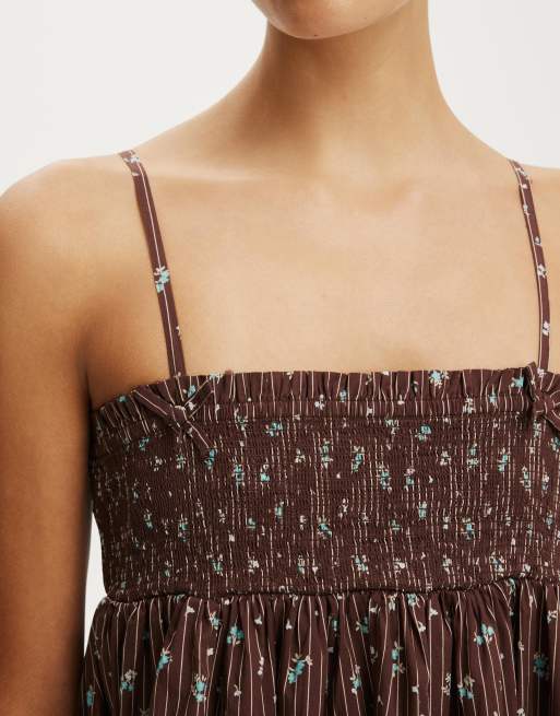 Cotton On Eliza babydoll dress in multi, 3 of 4