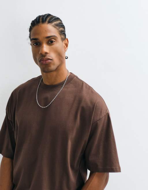 Cotton On – Espressobrun, kort t-shirt, 3 av 5