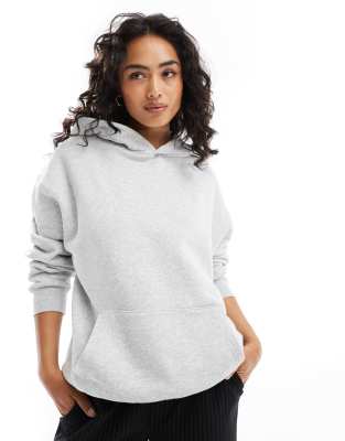 Cotton On - Essential - Lässig geschnittener Kapuzenpullover in Kalkgrau