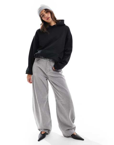 Cotton On essential relaxed hoodie in black - view 1