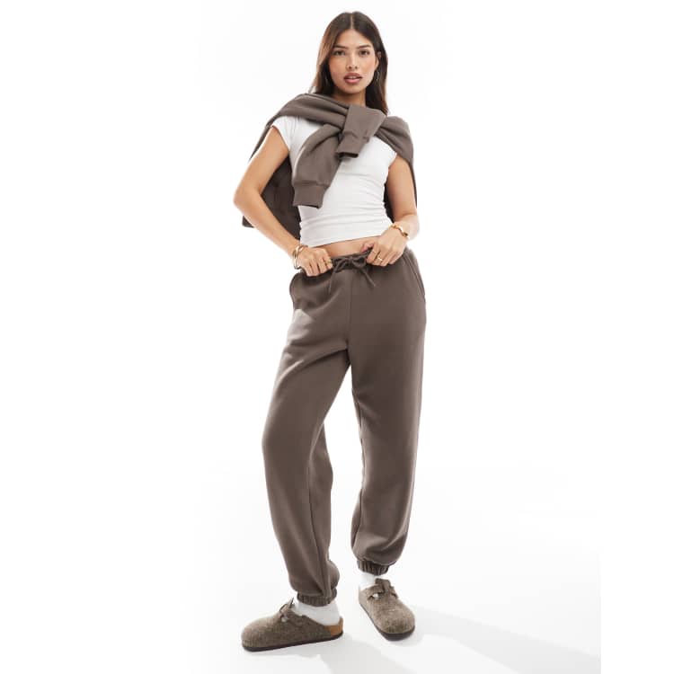 Cotton On essential sweatpants in dark truffle ASOS