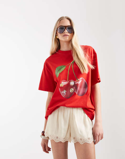 Cotton On – Estelle – Gräddvita minishorts i satin och spets - view 1
