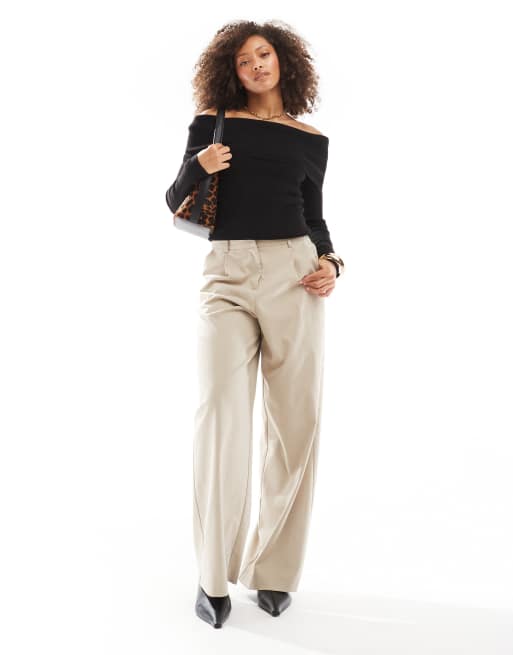 Cotton On - Everfine - Maglione nero a coste taglio corto con spalle scoperte, 2 di 4