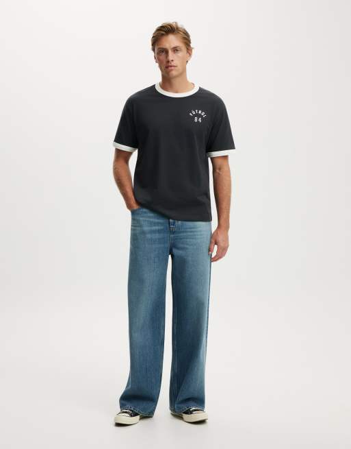 Cotton On Everyday fit graphic t-shirt in off-white, 3 of 4