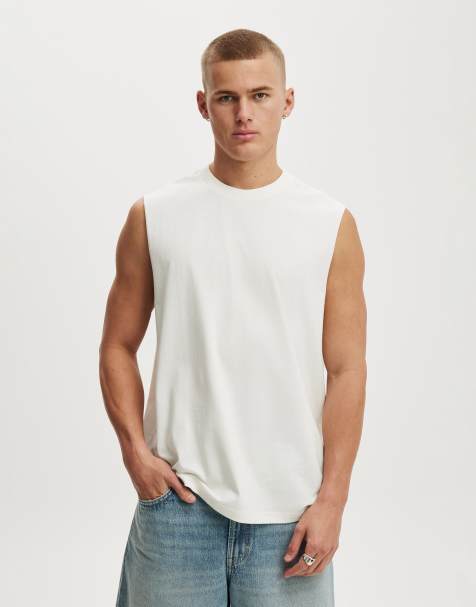 Cotton On Everyday fit muscle in white