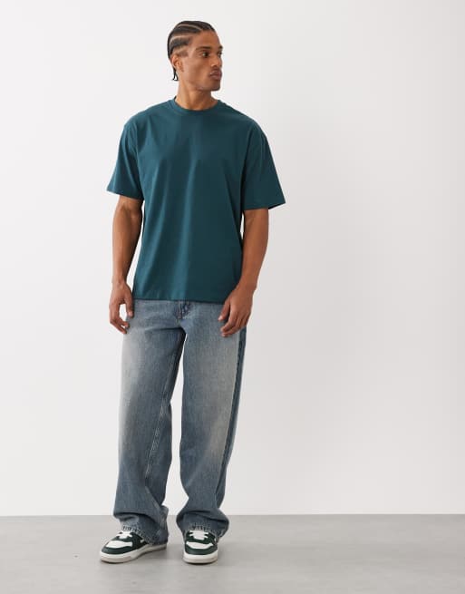 Cotton On everyday fit t-shirt in deep sea teal, 2 of 5