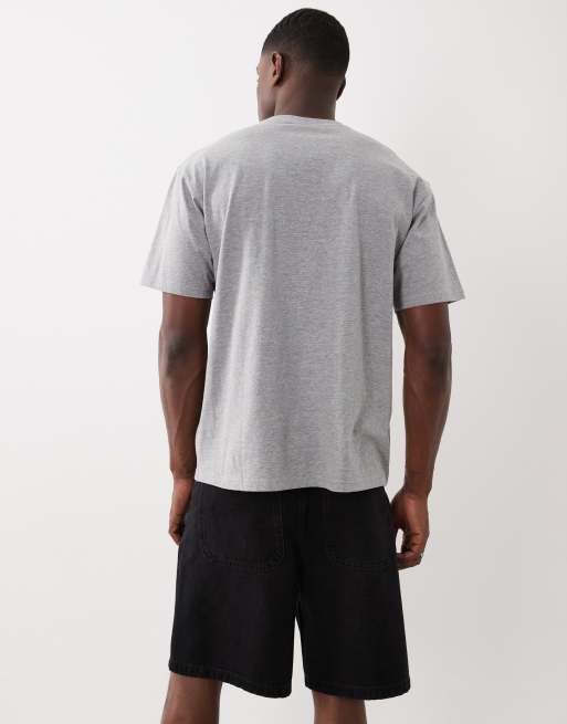 Cotton On everyday fit T-shirt in grey heather, 5 of 5