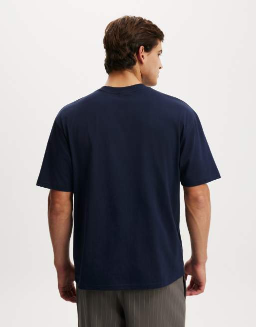 Cotton On Everyday fit t-shirt in navy, 4 of 4