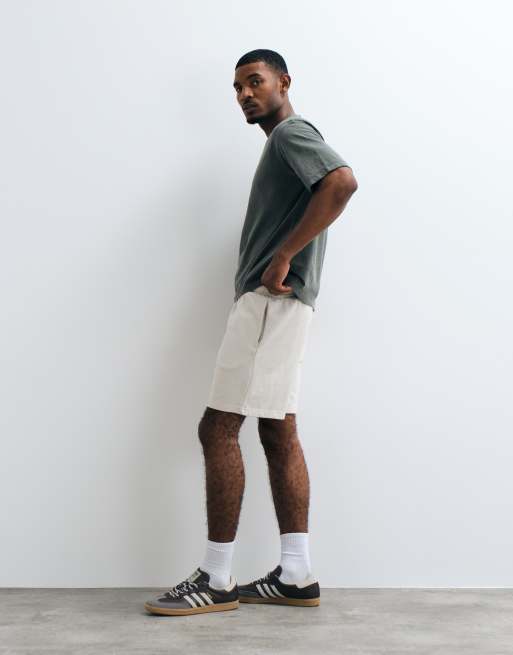 Cotton On everyday fleece shorts in stone, 2 of 5