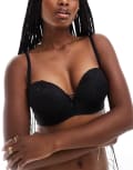 [Cotton:On] Cotton On everyday lace strapless push up bra in black 30B Black lace