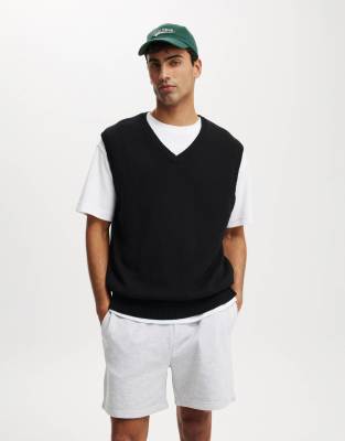 Cotton On - Everyday - Short en molleton de coton - Gris chiné
