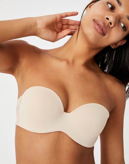 Cotton On - Everyday - Soutien-gorge sans bretelles légèrement doublé - Latte, 2 de 4