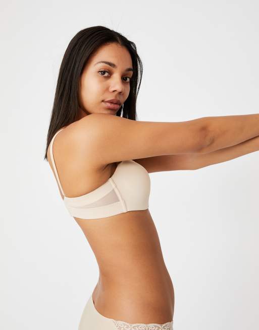 Cotton On - Everyday - Soutien-gorge sans bretelles légèrement doublé - Latte, 3 de 4