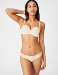 [Cotton On] Cotton On everyday strapless lightly lined t-shirt bra in frappe-Neutral 12B Frappe