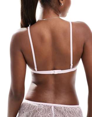 COTTON:ON COTTON ON EYELASH TRIANGLE BRALETTE 