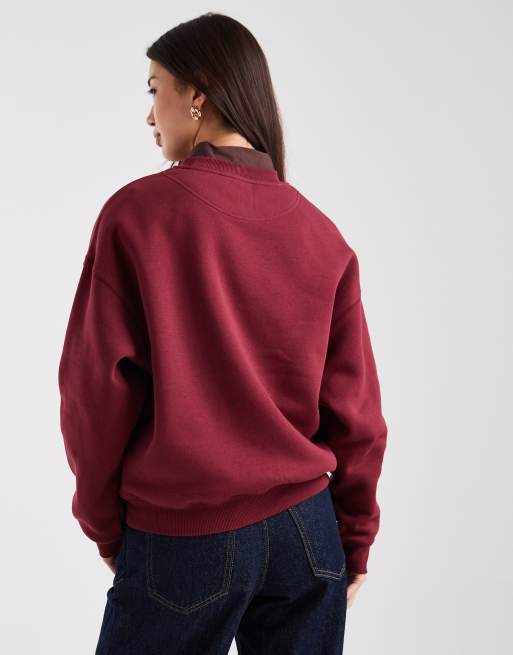 Cotton On - Felpa color ciliegio, 4 di 4