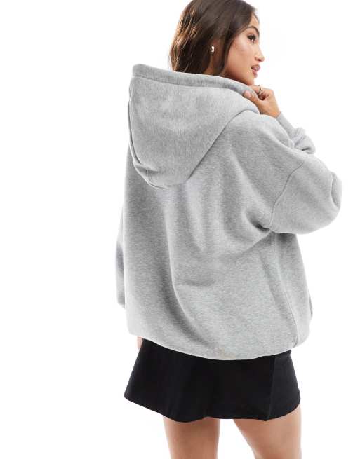 Cotton On - Felpa con cappuccio classica grigio mélange, 4 di 4