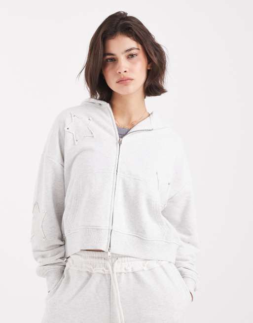 Cotton On - Coordinato con stelle oversize color nuvola mélange, 2 di 3