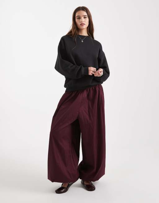 Cotton On - Felpa oversize nera, 2 di 4