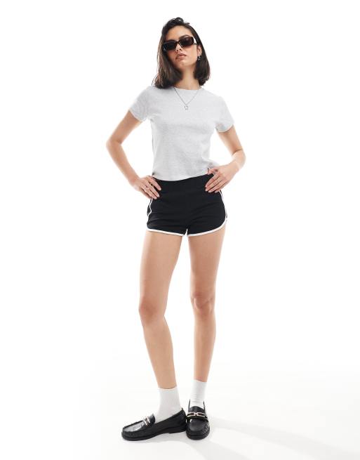 売れ筋商品|||コットンオン カットソー トップス レディース Women's 90S Baby Tee Grey marle Cotton On fitted 90s baby tee in gray | ASOS
