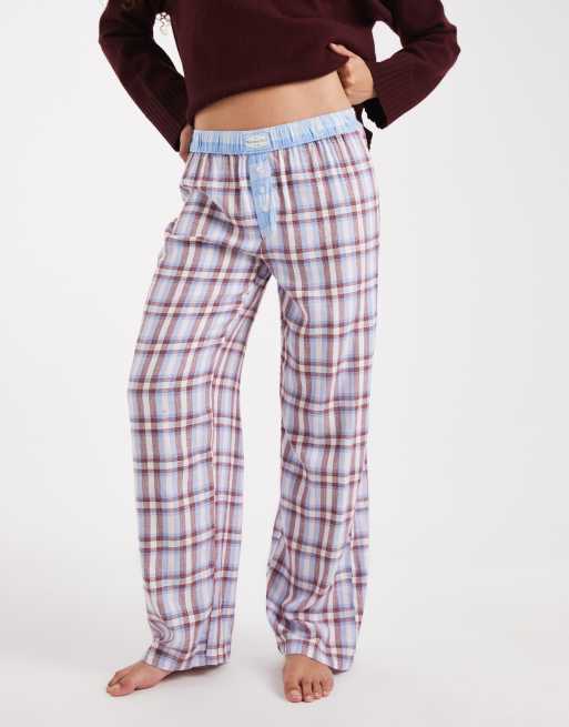 Cotton On – Flanellhose in Rosa mit Evie-Karomuster und weitem Bein, 2 von 4
