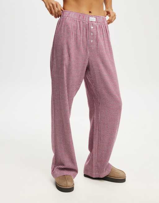 Cotton On Flannel boyfriend boxer pant in multi - MULTI | ASOS